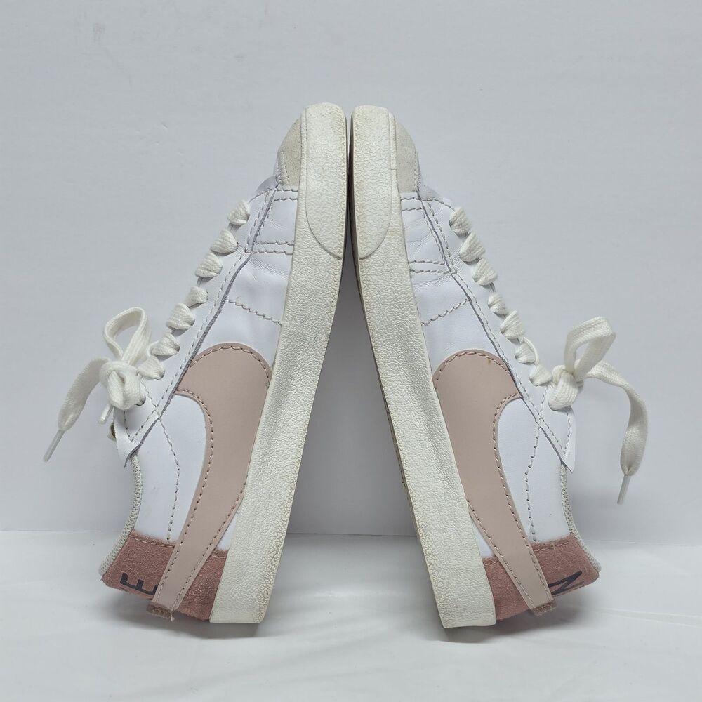 Nike Blazer Low '77 Jumbo Women's Size 9 Sneakers White Pink Retro Style - Picture 7 of 9